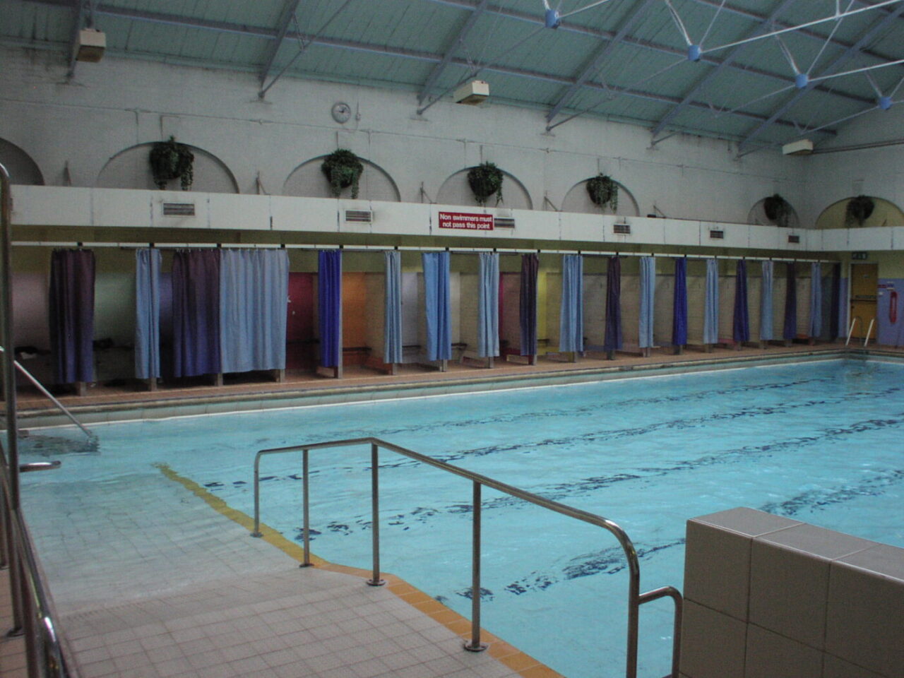 Changing around the Poolside