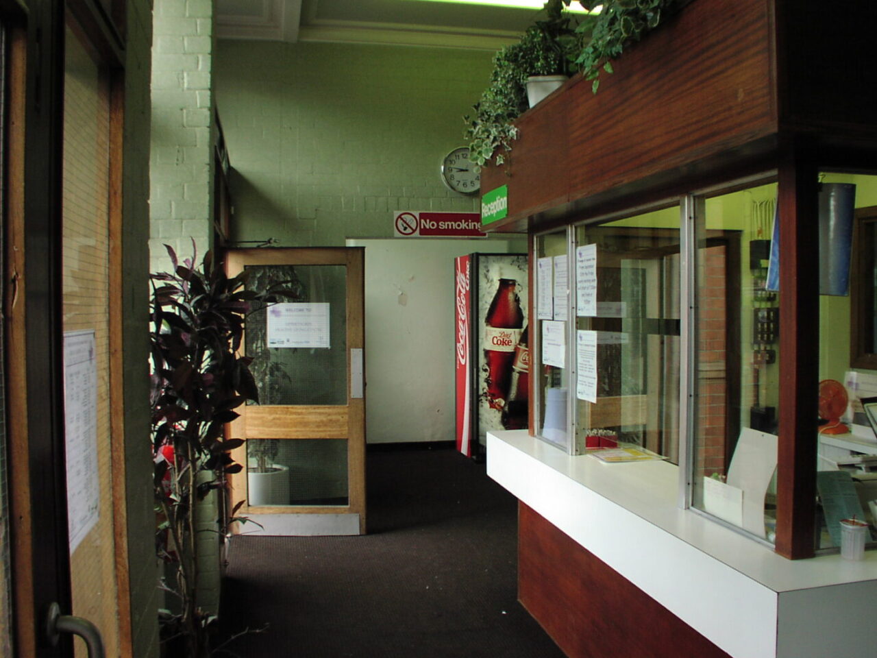 Old Reception Area pre 2000