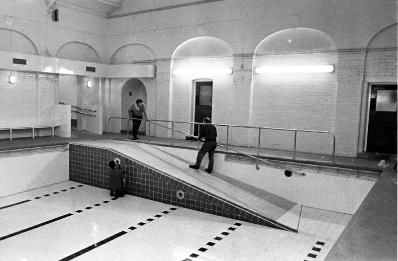 Building the ramp over 50 years ago